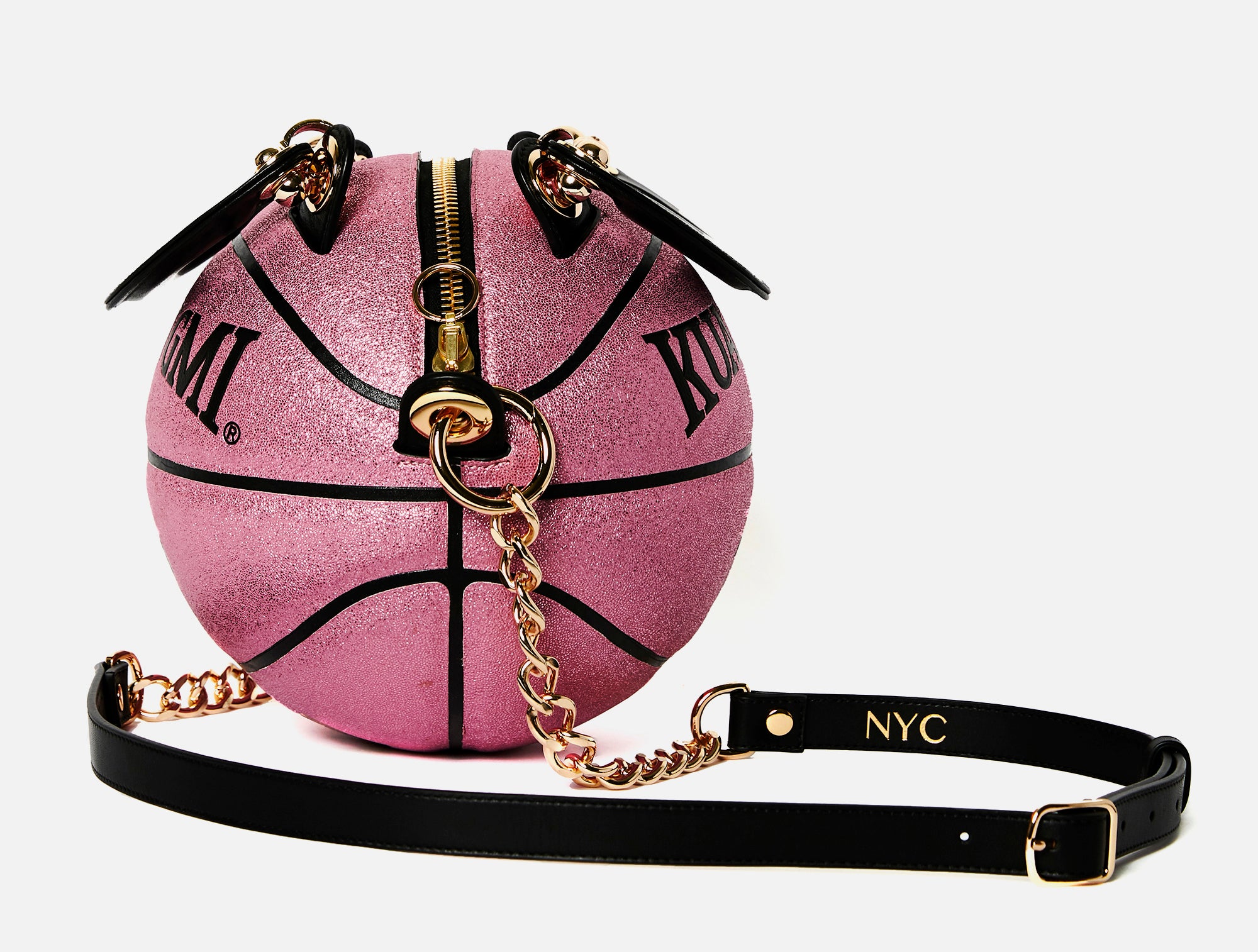 Pink Sparkle Basketball Bag
