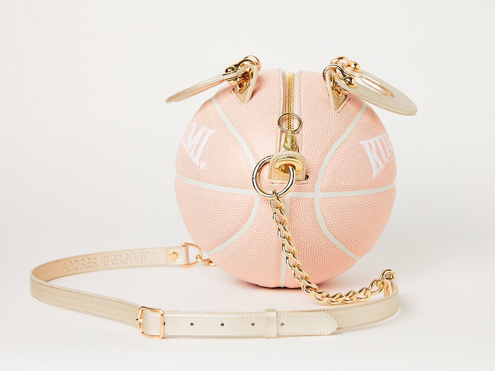 Peachy~Pink Basketball Bag