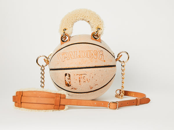 keusn fashion women shoulder bag chain basketball shaped purse round body  handbag - Walmart.com