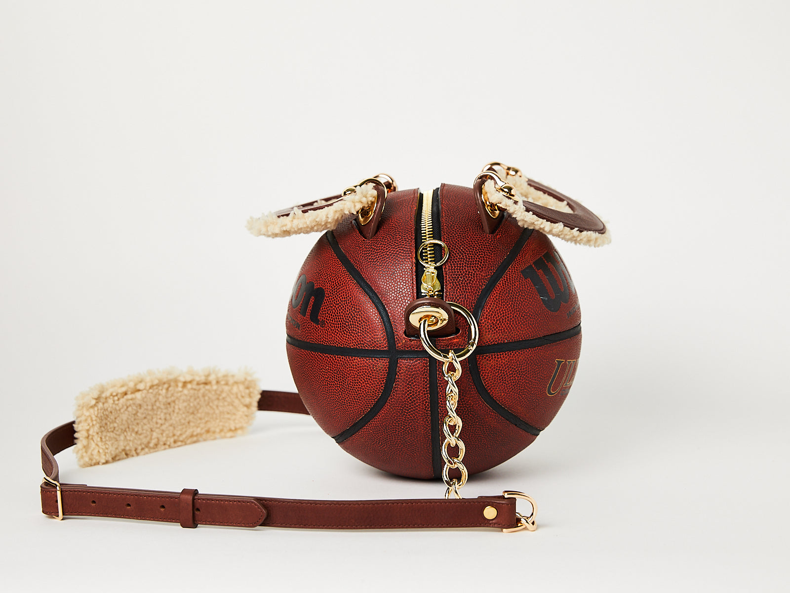 Louis Vuitton NBA Collection Ball in Basket Leather Bag Brown