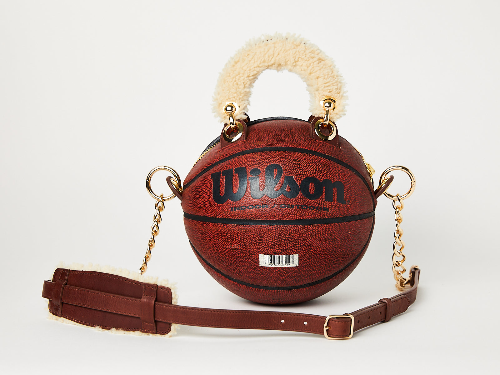 Louis Vuitton NBA Collection Ball in Basket Leather Bag Brown