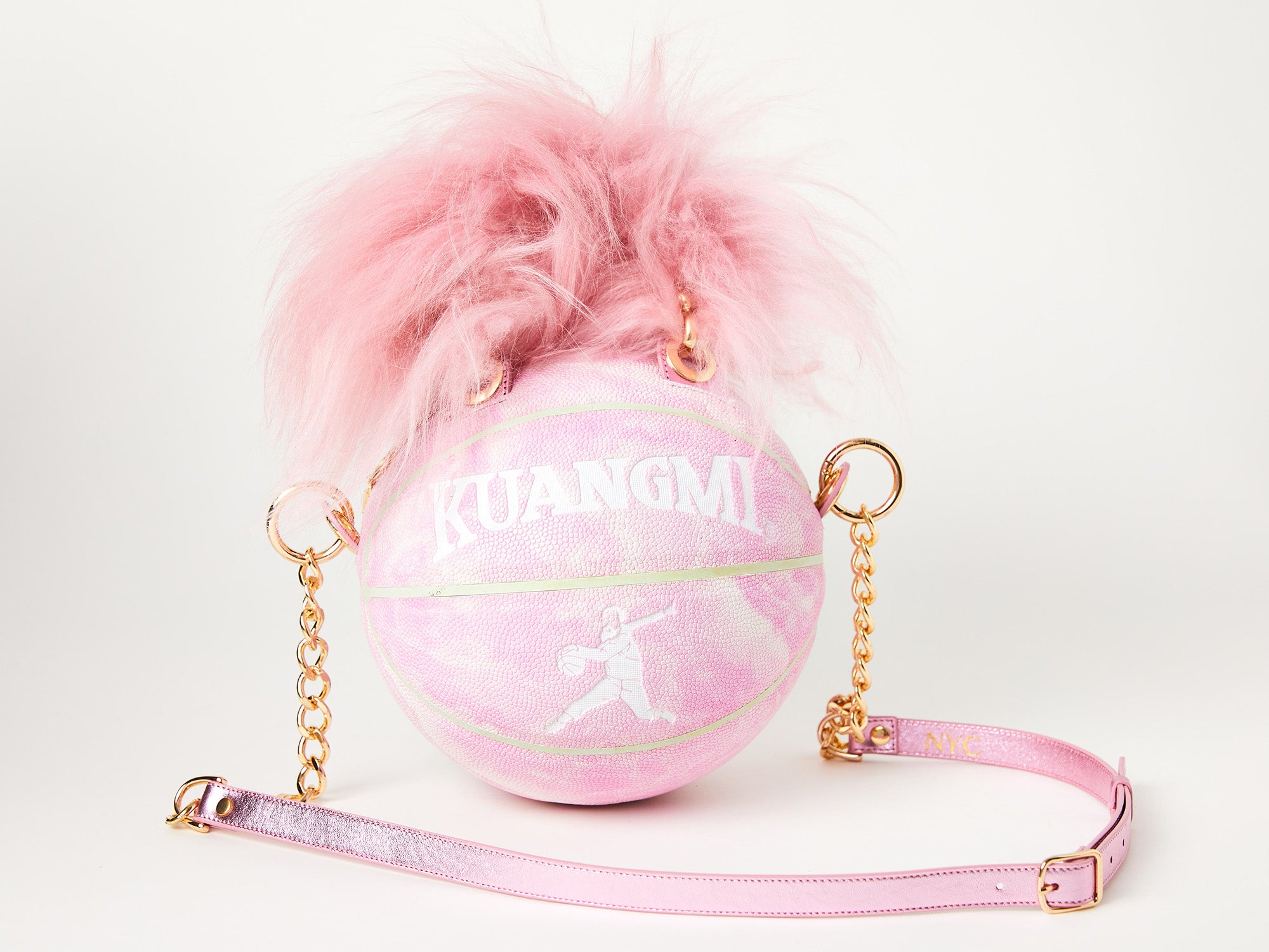 Baby Pink Kuangmi Basketball Bag