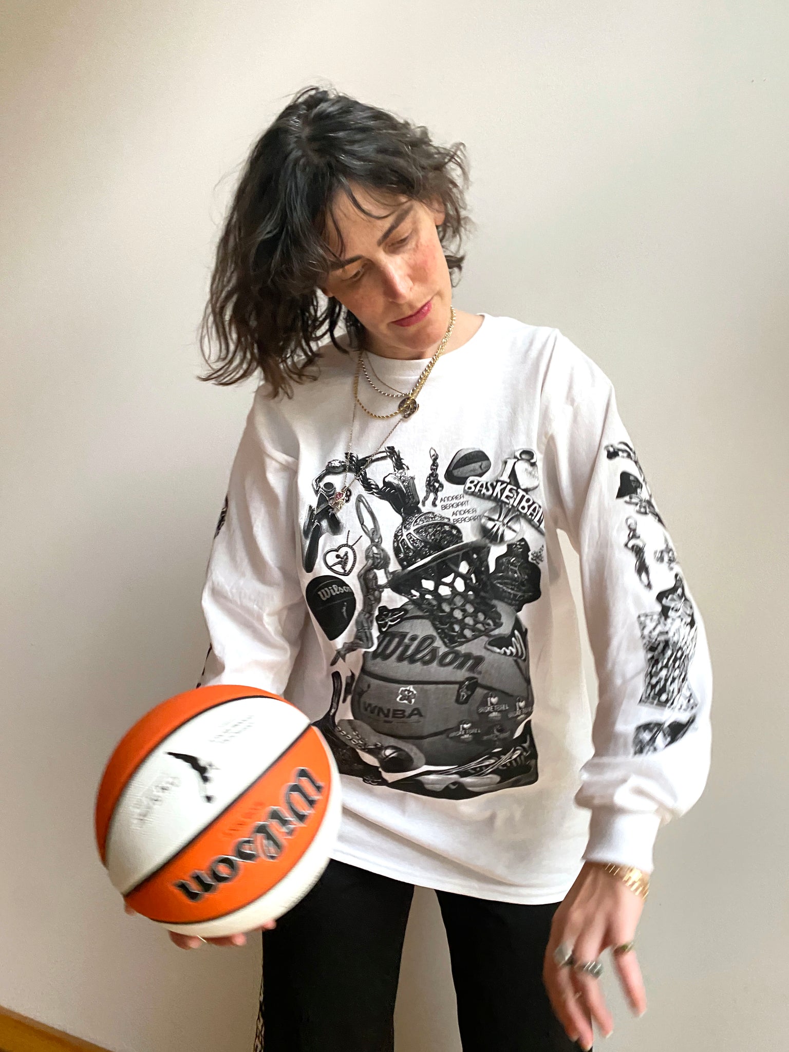 I Love Basketball Long Sleeve