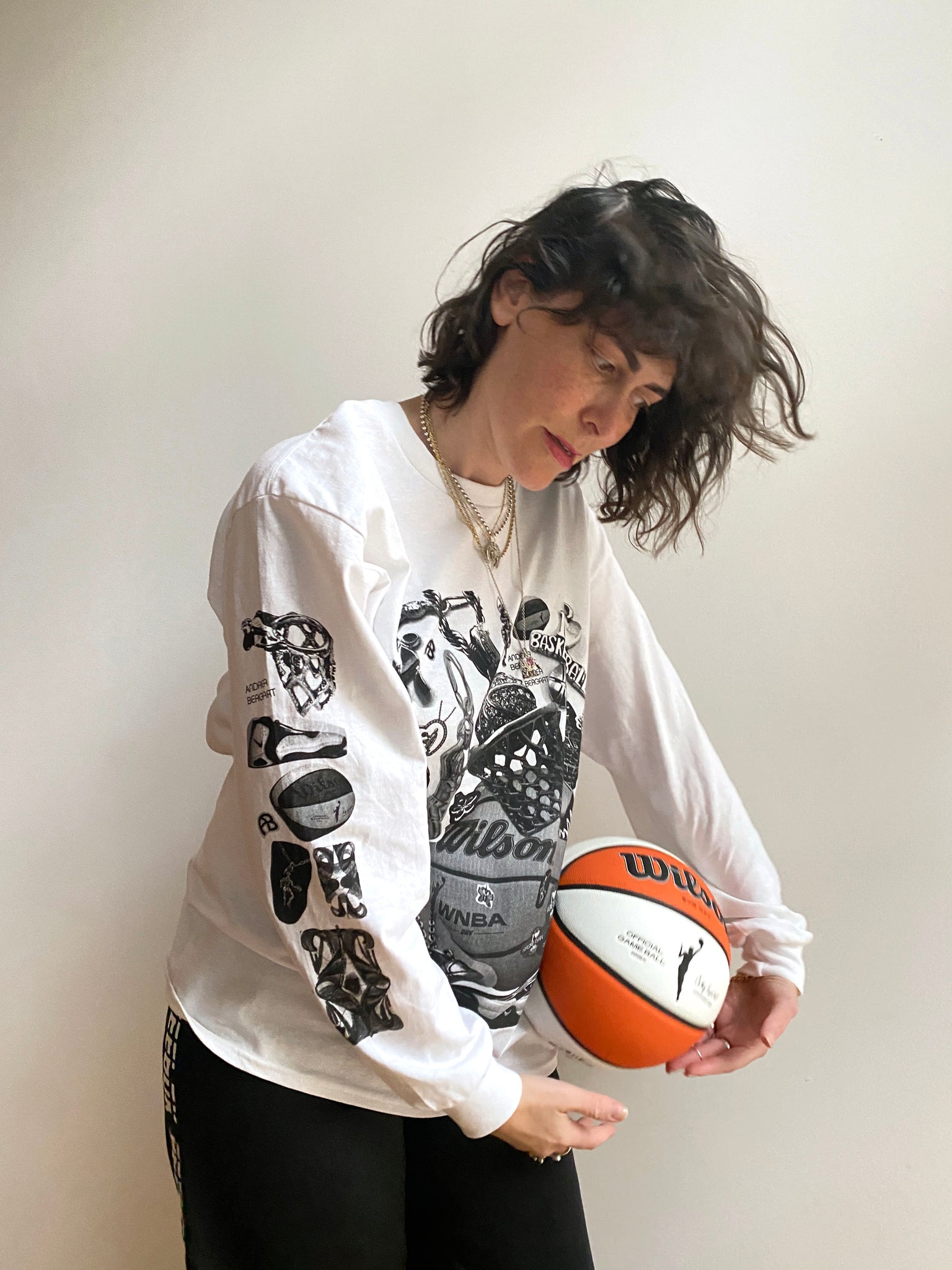 I Love Basketball Long Sleeve