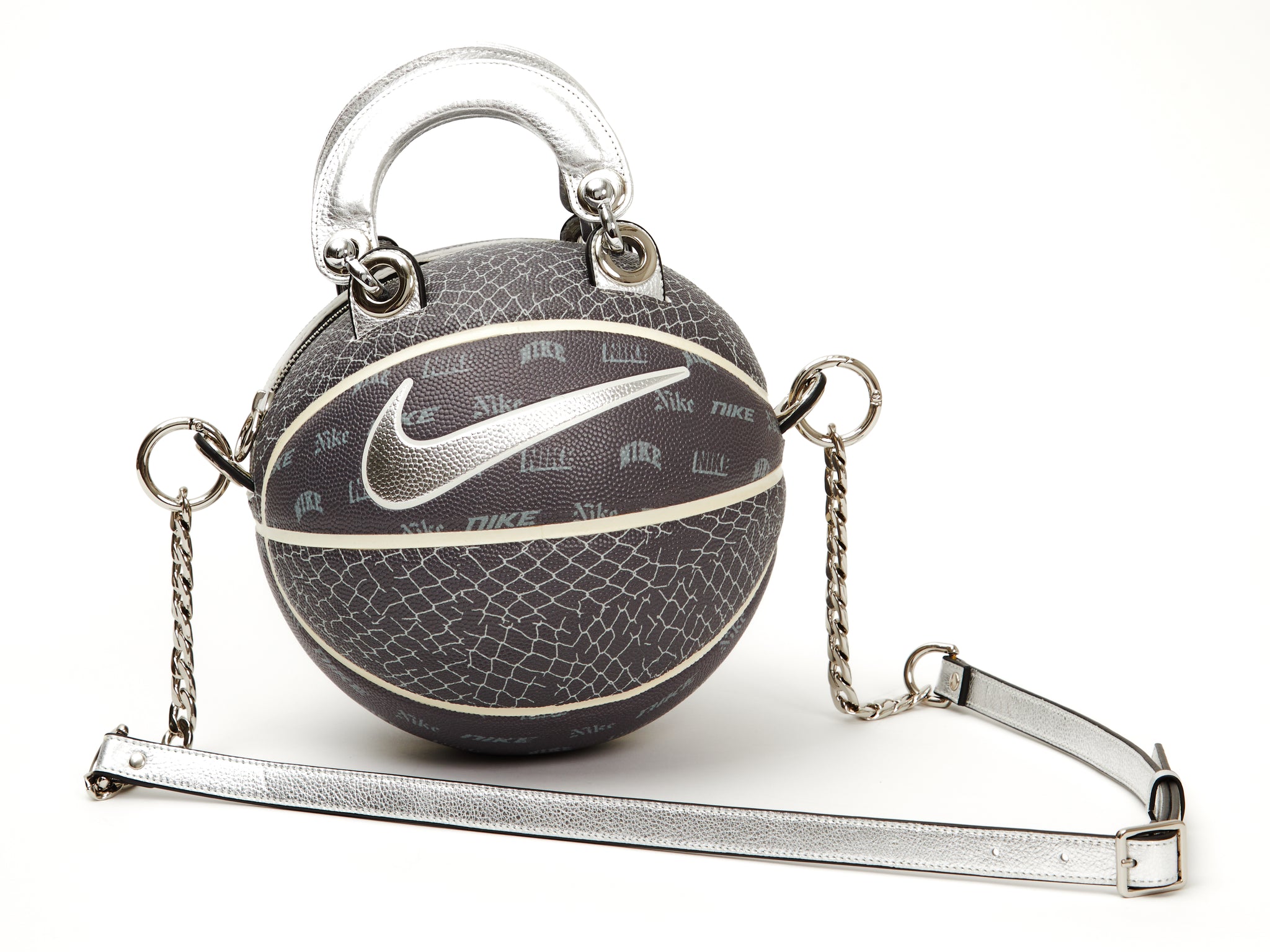 Silver Nike Basketball Purse – Andrea Bergart Shop
