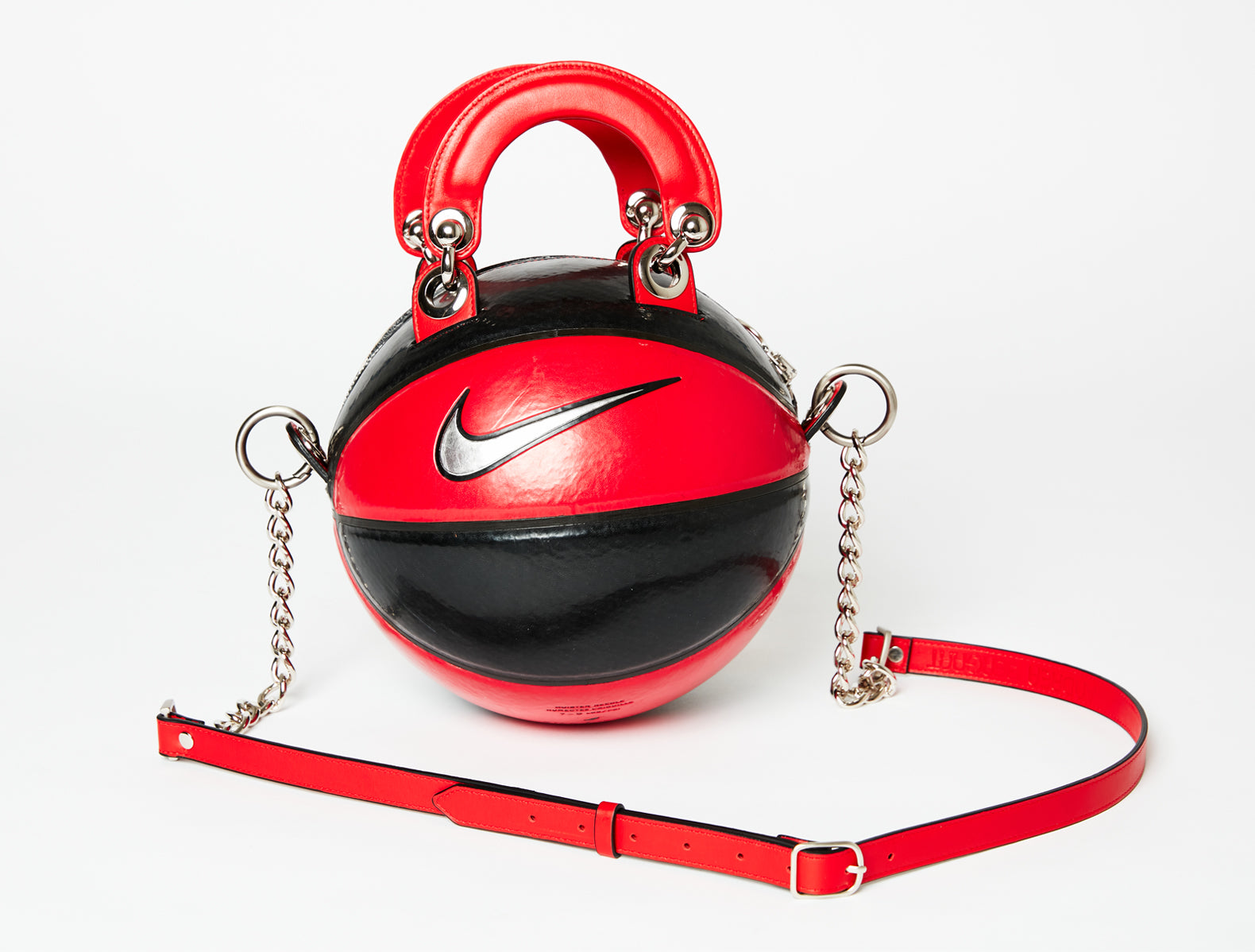 Red & Black Nike Vintage Basketball Bag