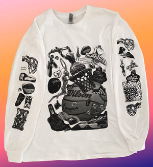 I Love Basketball Long Sleeve
